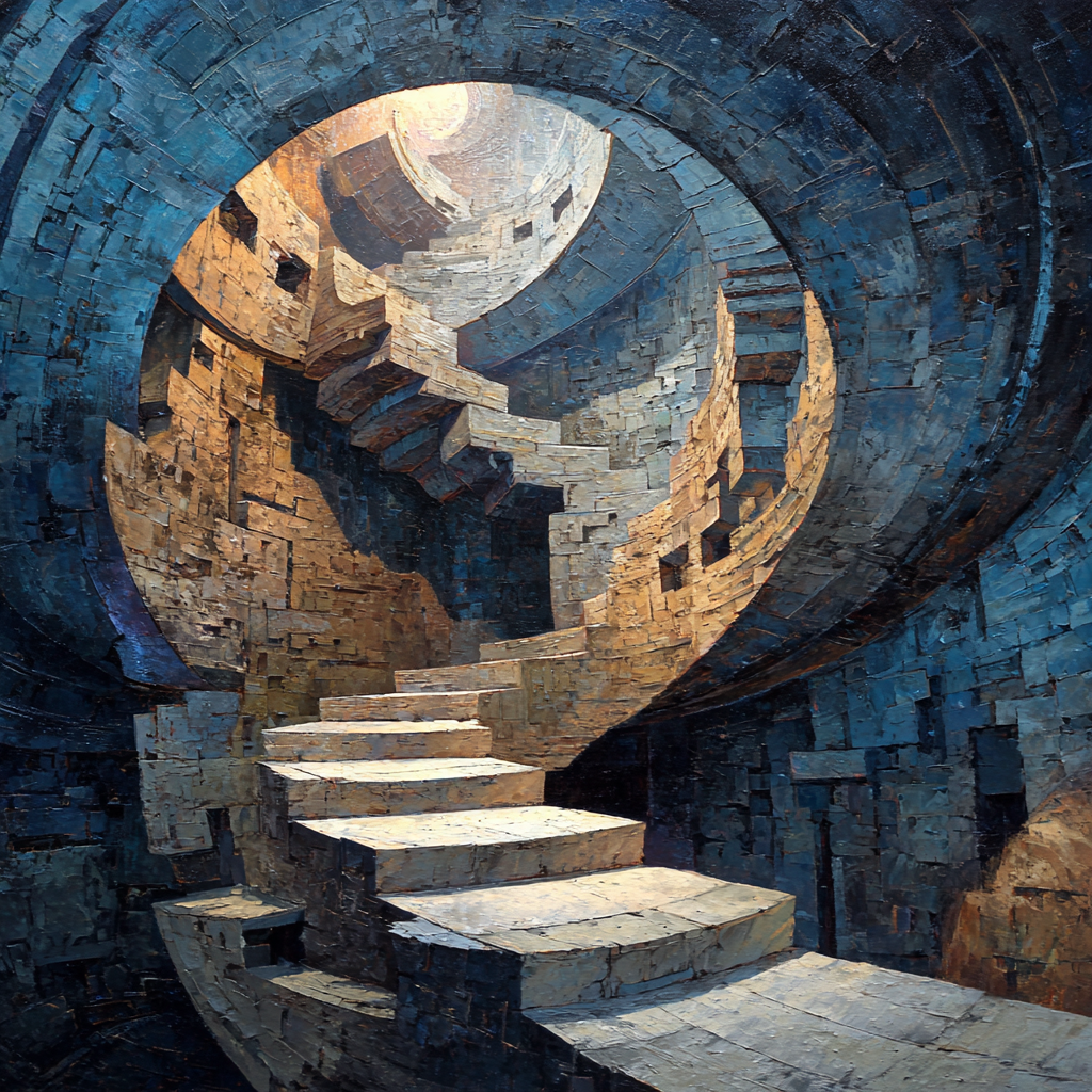 Michelangelo Inspired Astral Maelstrom Numbered painting kits