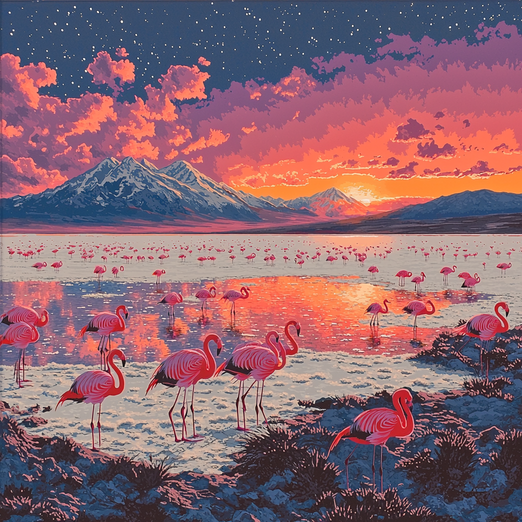 Salar De Atacama - Antofagasta Number Painting