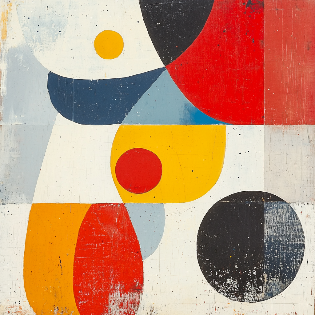 Joan Miró Inspired Colorful Dialogues Paint By Numbers Art