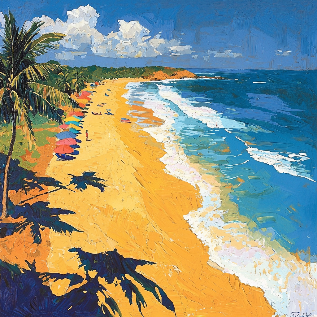 Guanacaste Beaches DIY Paint By Numbers