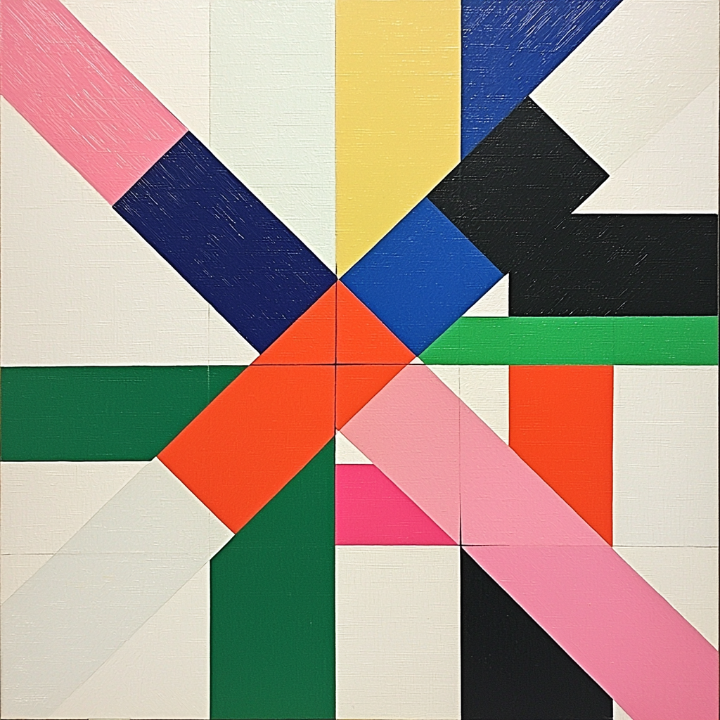 Kazimir Malevich Inspired Luminous Balance Paint By Color