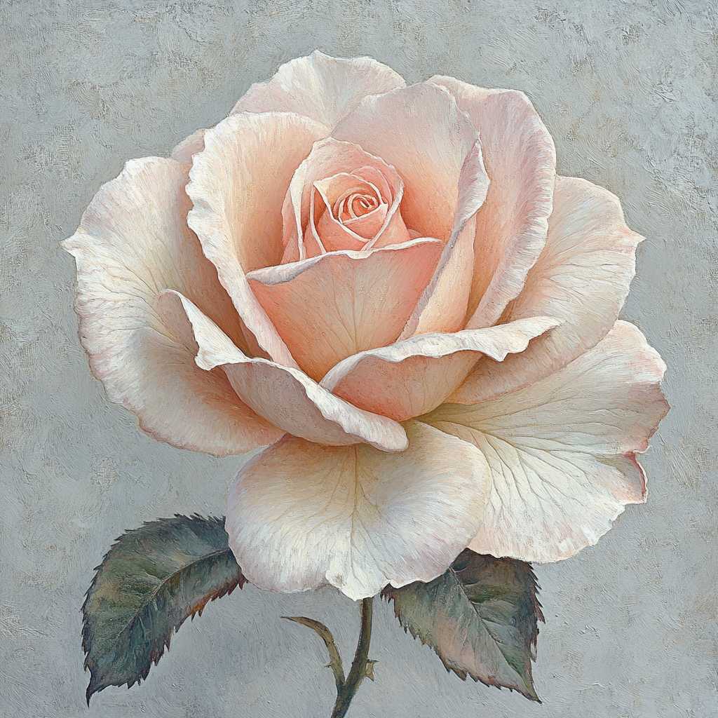 Leonardo Da Vinci Inspired Botanical Rose Codex paint by numbers