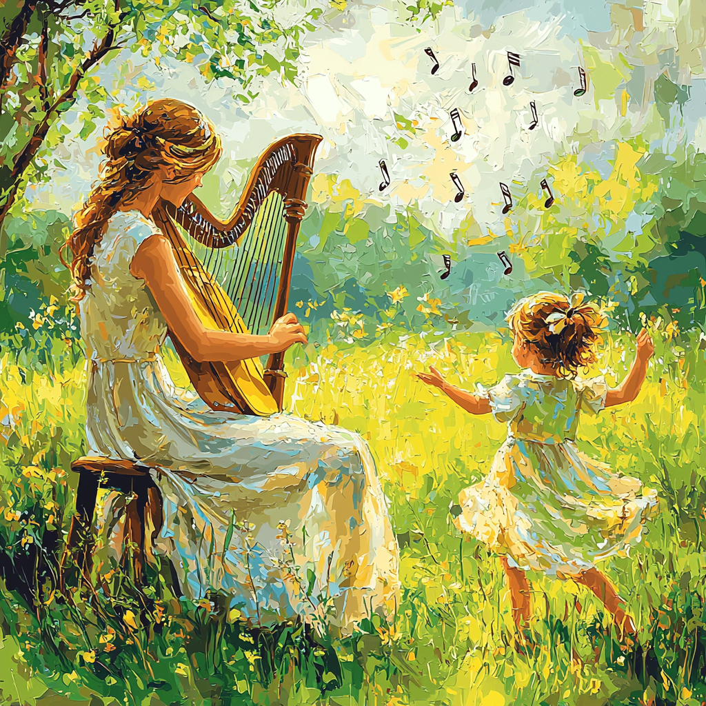 A Mother's Soft Symphony Paint By Numbers