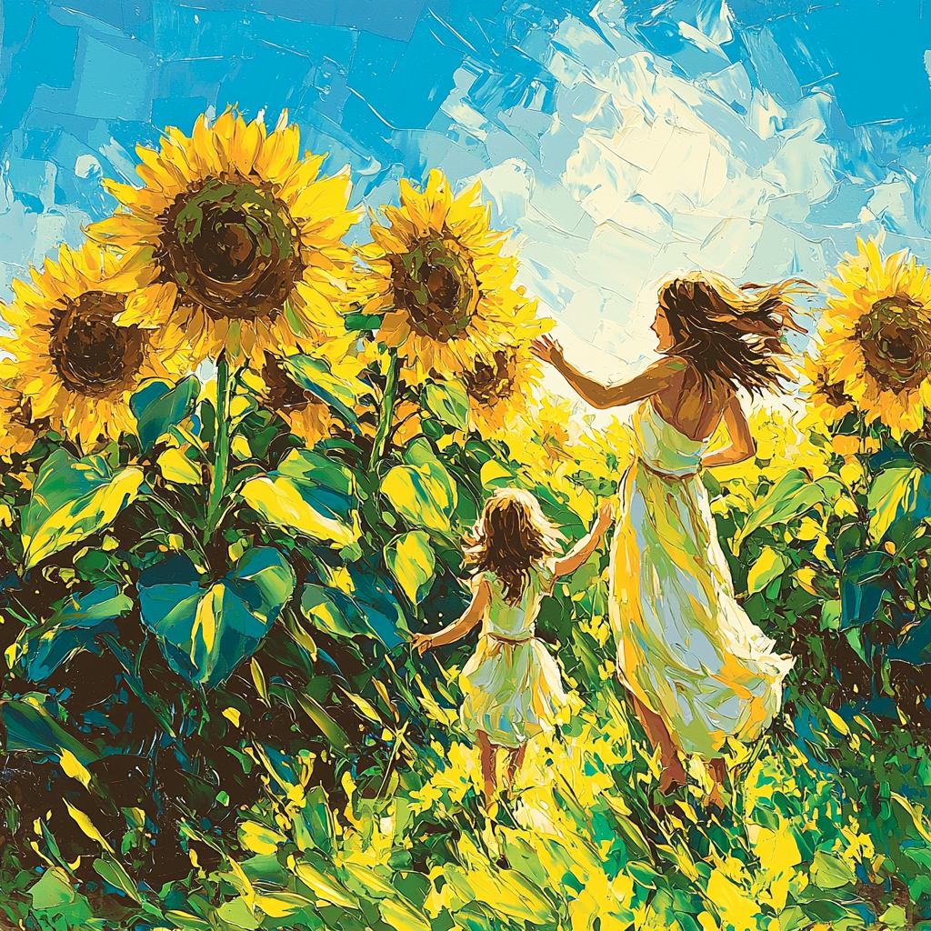 Sunflower Field Joy Paint By Numbers Kits