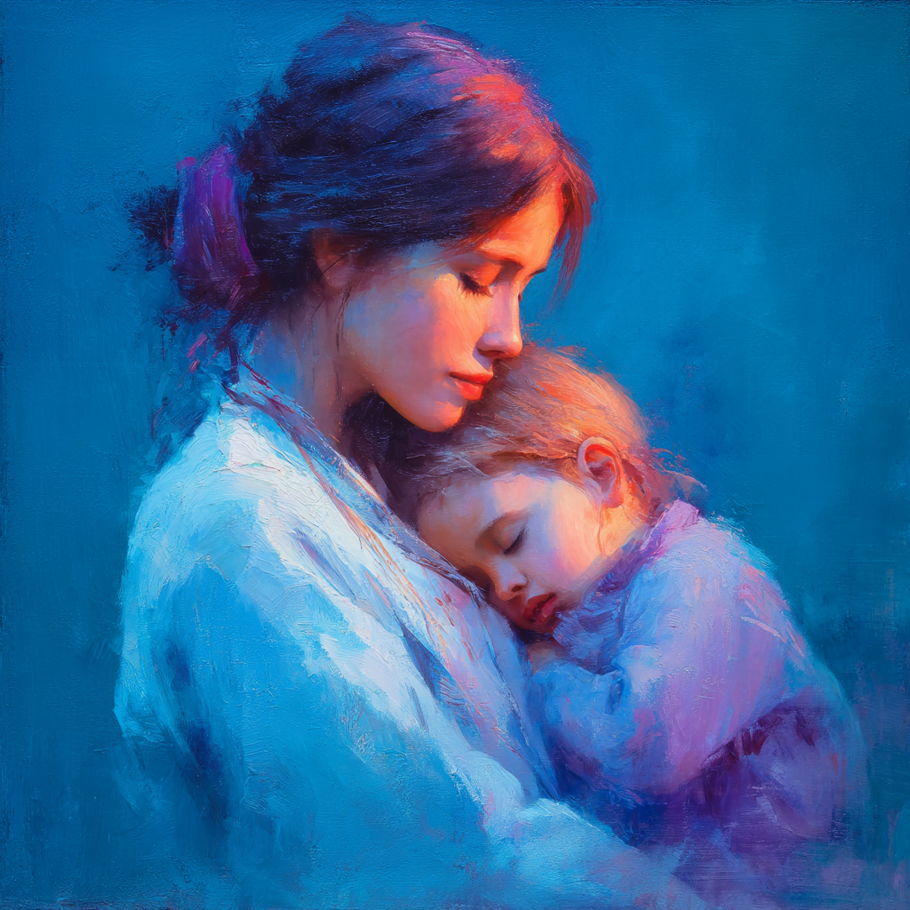 Cuddled In Love DIY Paint By Numbers