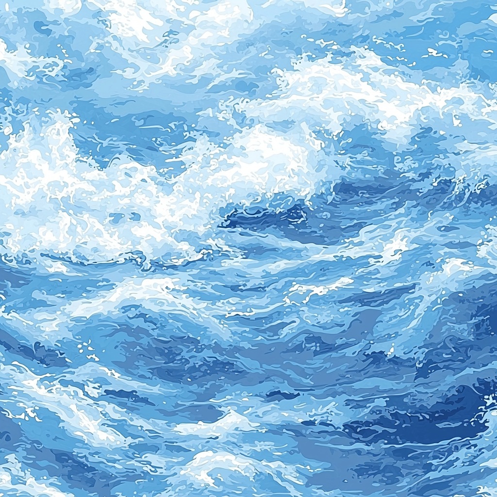 Leonardo Da Vinci Inspired Gentle Currents Painting By Numbers Kit