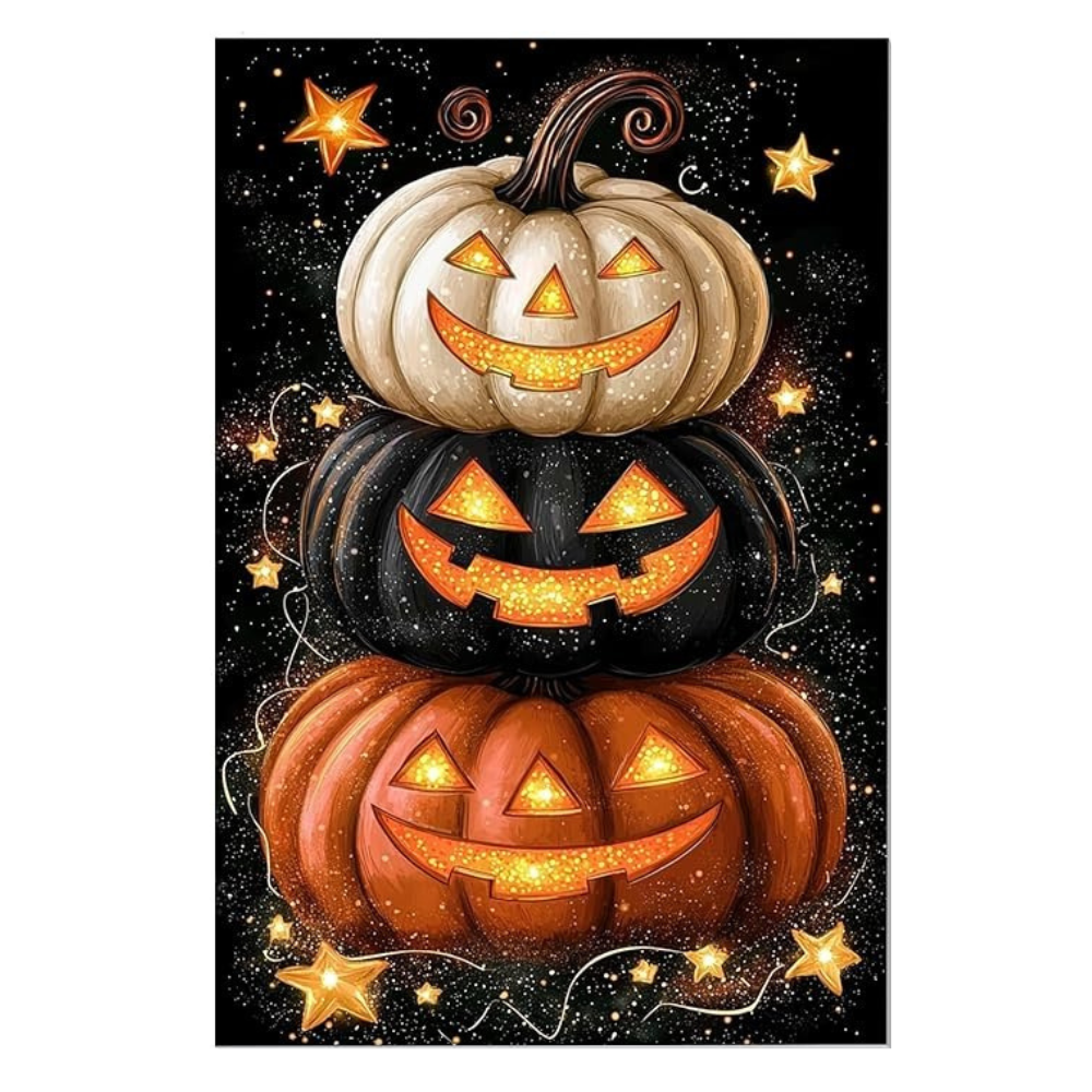 Halloween Castle Acrylic Paint By Numbers