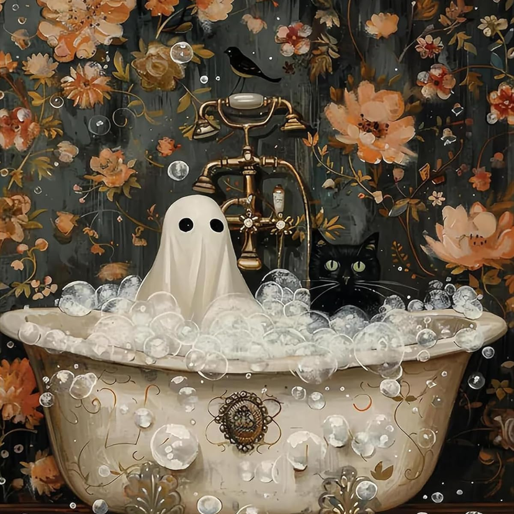 Halloween Cat Paint by Numbers Kit