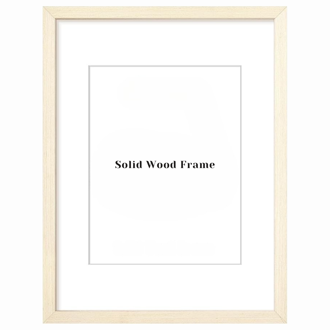 Natural Solid Wooden Picture Frame