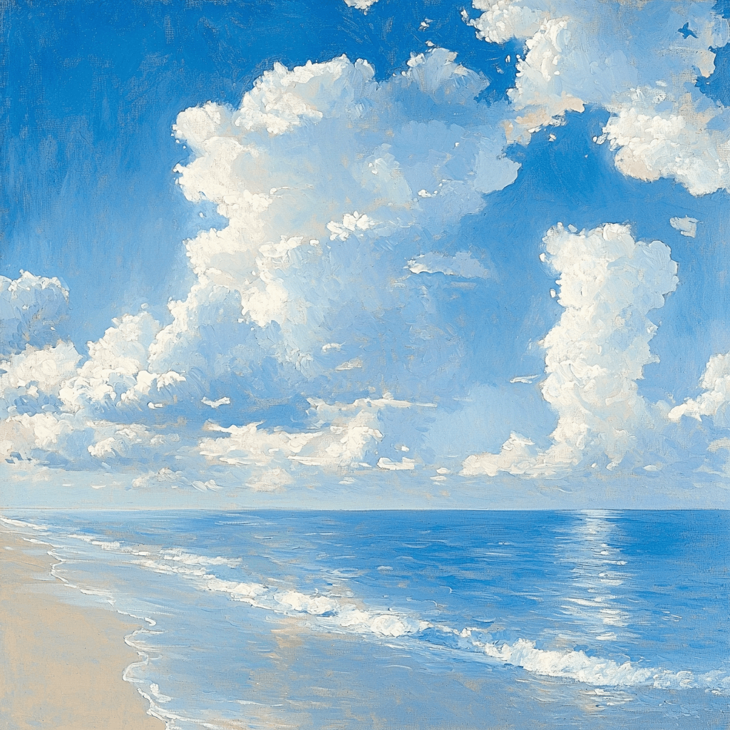 Joaquín Sorolla Inspired Ethereal Cloud Fantasia Painting By Numbers Kit