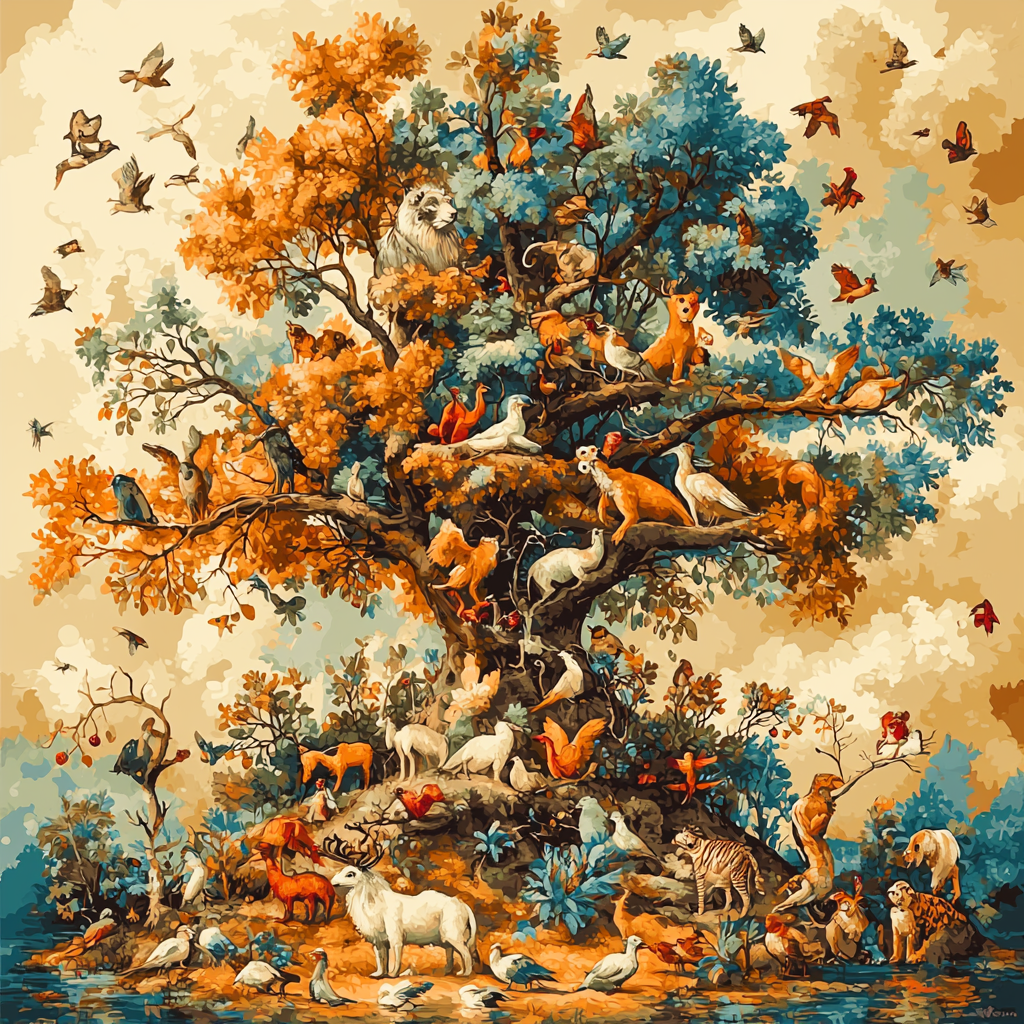 Hieronymus Bosch Inspired Wild Wonder Numbered Painting Kits