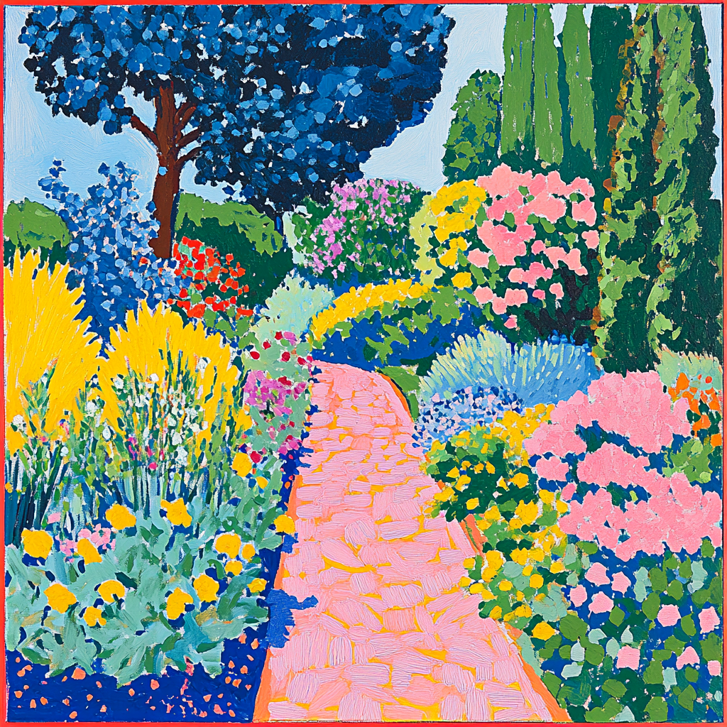 Matisse Inspired Garden Party painting number kit
