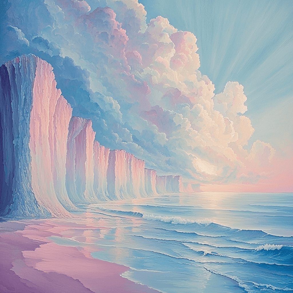 Salvador Dali Inspired Surrealist Coastal Reverie Paint By Numbers