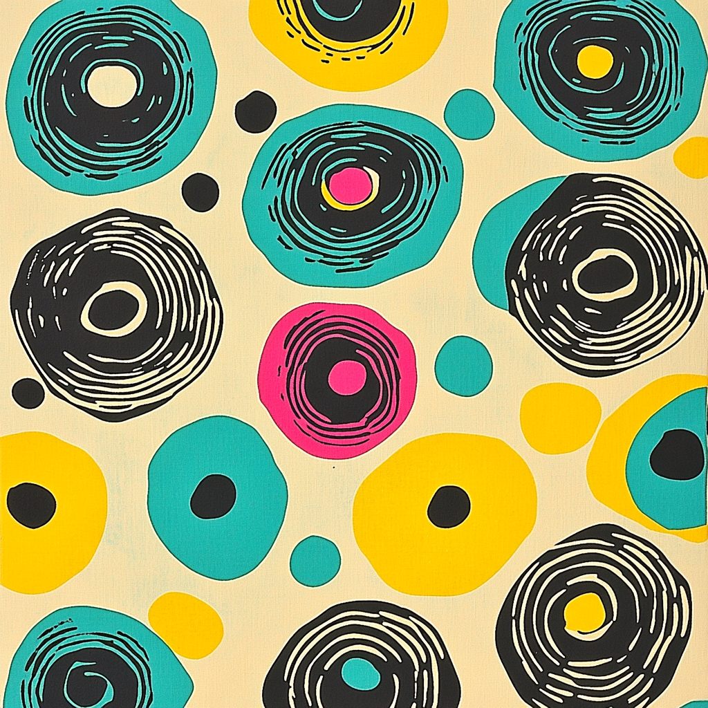 Yayoi Kusama Inspired Starlit Pulse Field Painting by numbers kit