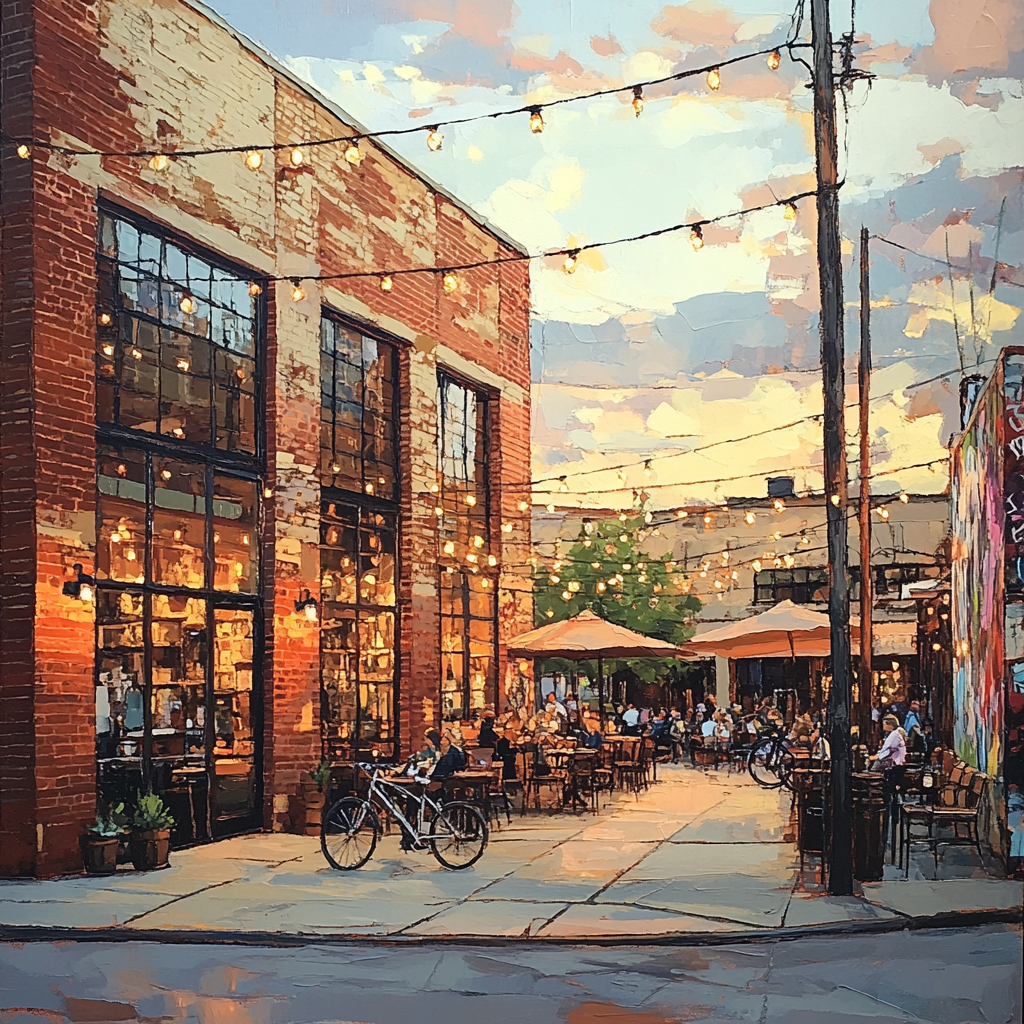 Old Town Salt Lake City Warehouse District United States painting number kit