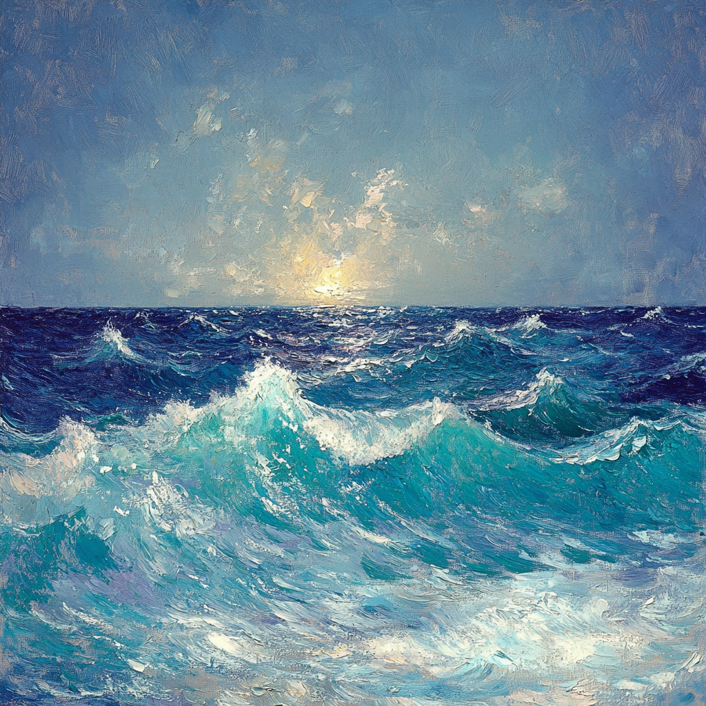 Edgar Degas Inspired Oceanic Whispers paint by numbers