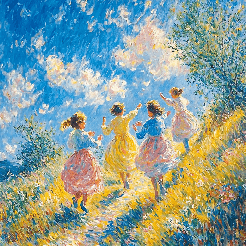 Pierre-Auguste Renoir Inspired Friendship Bonds Paint By Numbers Kits