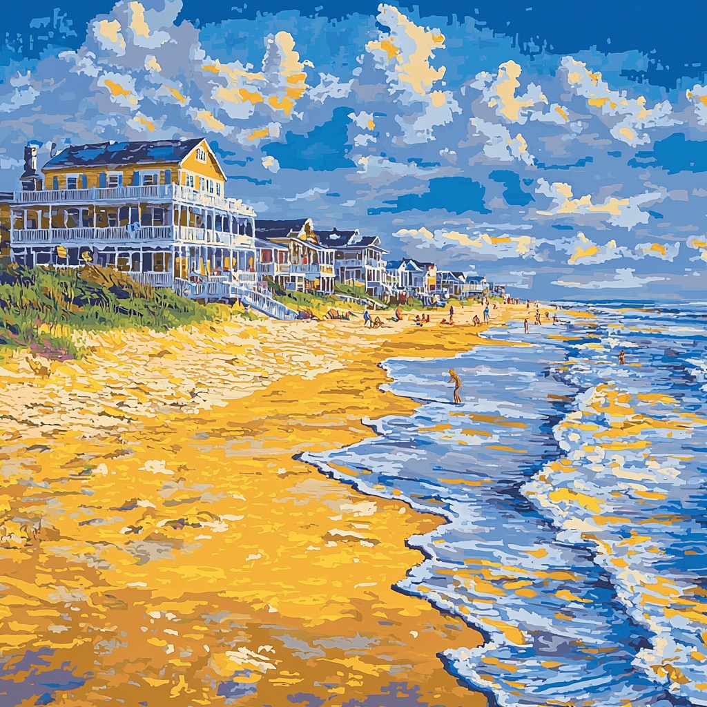 Memories Under The Sun Painting Number Kit
