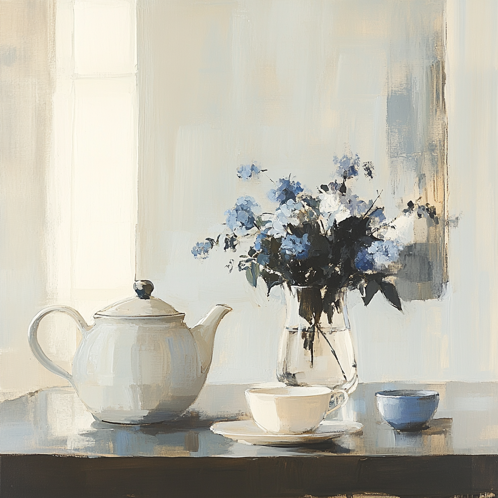 Whistler Inspired Evening Tea paint by number