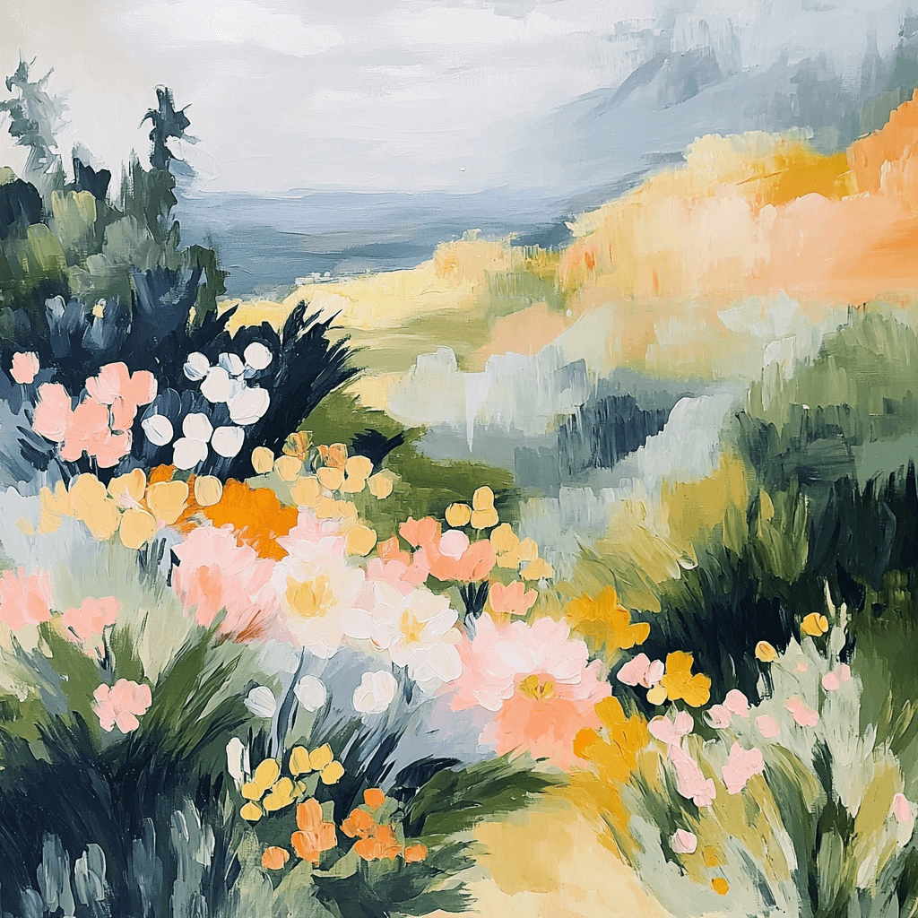 Paul Cézanne Inspired Dreamlike Flora Painting By Numbers Kit