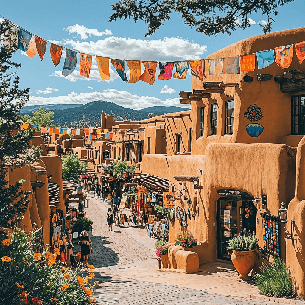Santa Fe - New Mexico Painting Number Kit