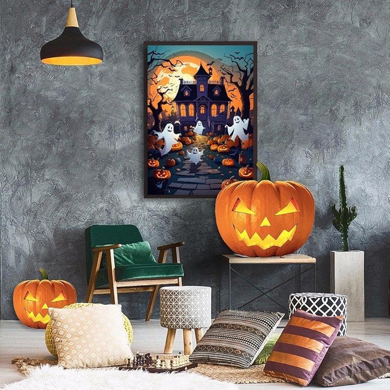 Halloween Diamond Art Kit For Home Wall Decor