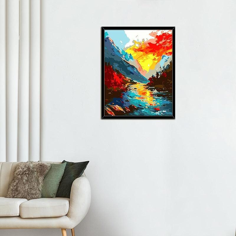 Paint By Numbers Kit Black Cat Canvas Art