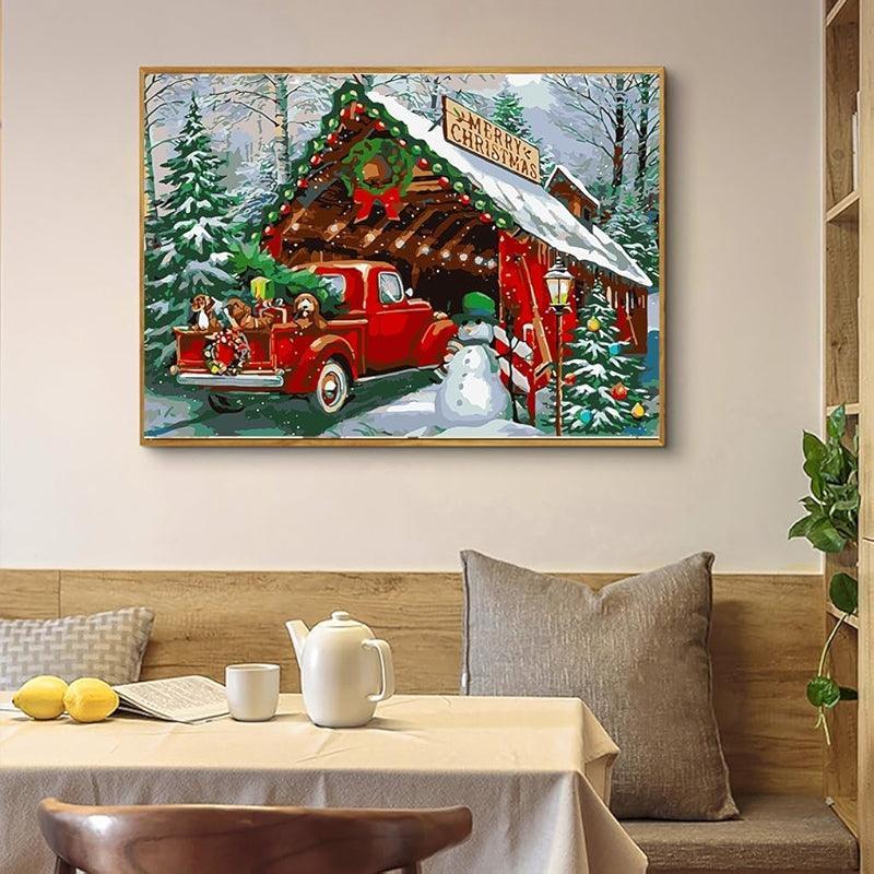 Paint By Number Kit For Adults Halloween Theme