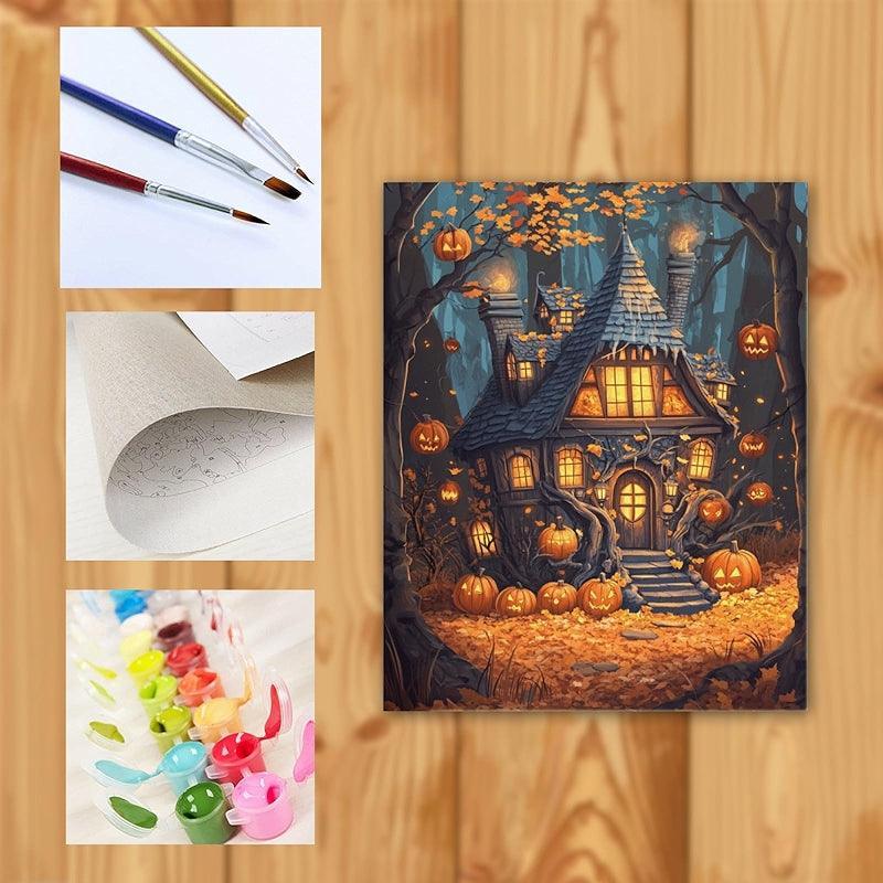 Halloween Paint By Numbers Kit For Art Lovers