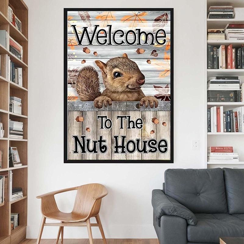 5D Diamond Painting Kit Halloween Skull Eagle Art