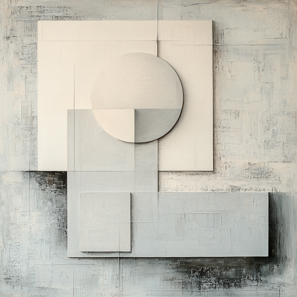 Kazimir Malevich Inspired Geometric Whisper Paint By Numbers Art