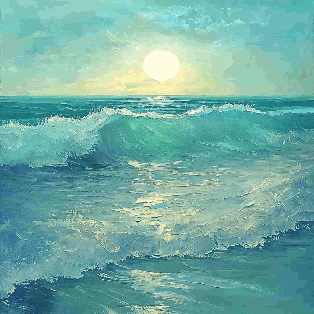 Frida Kahlo Inspired Waves Of Solitude Painting Number Kit