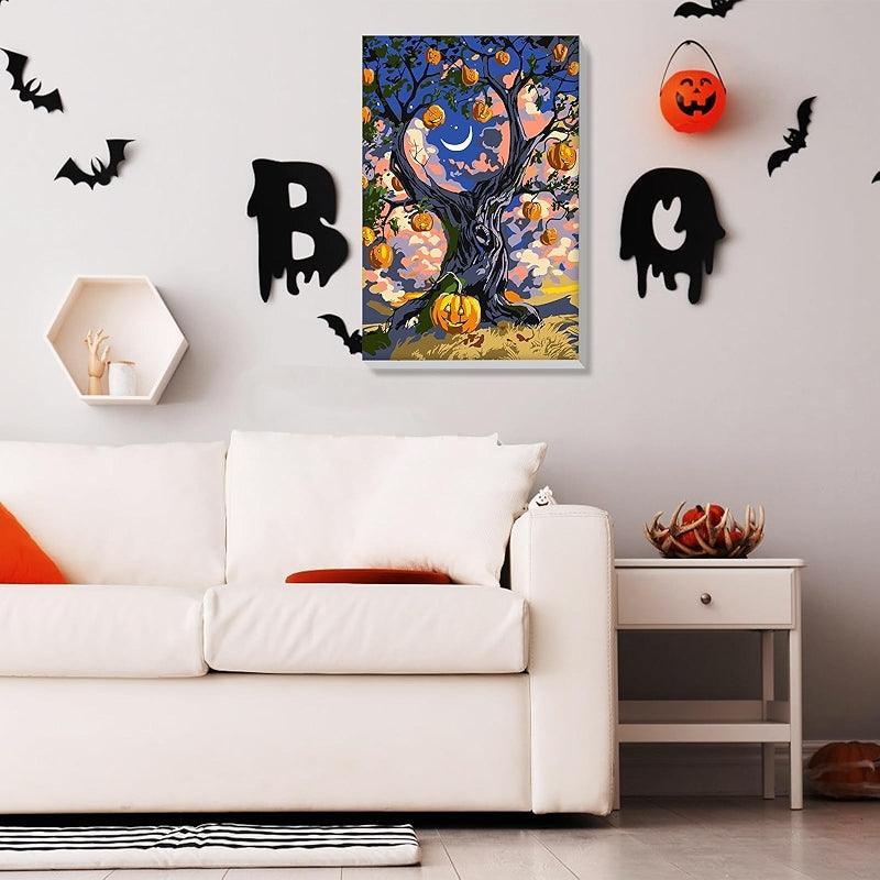 Halloween Paint By Numbers Kit For Adults And Beginners