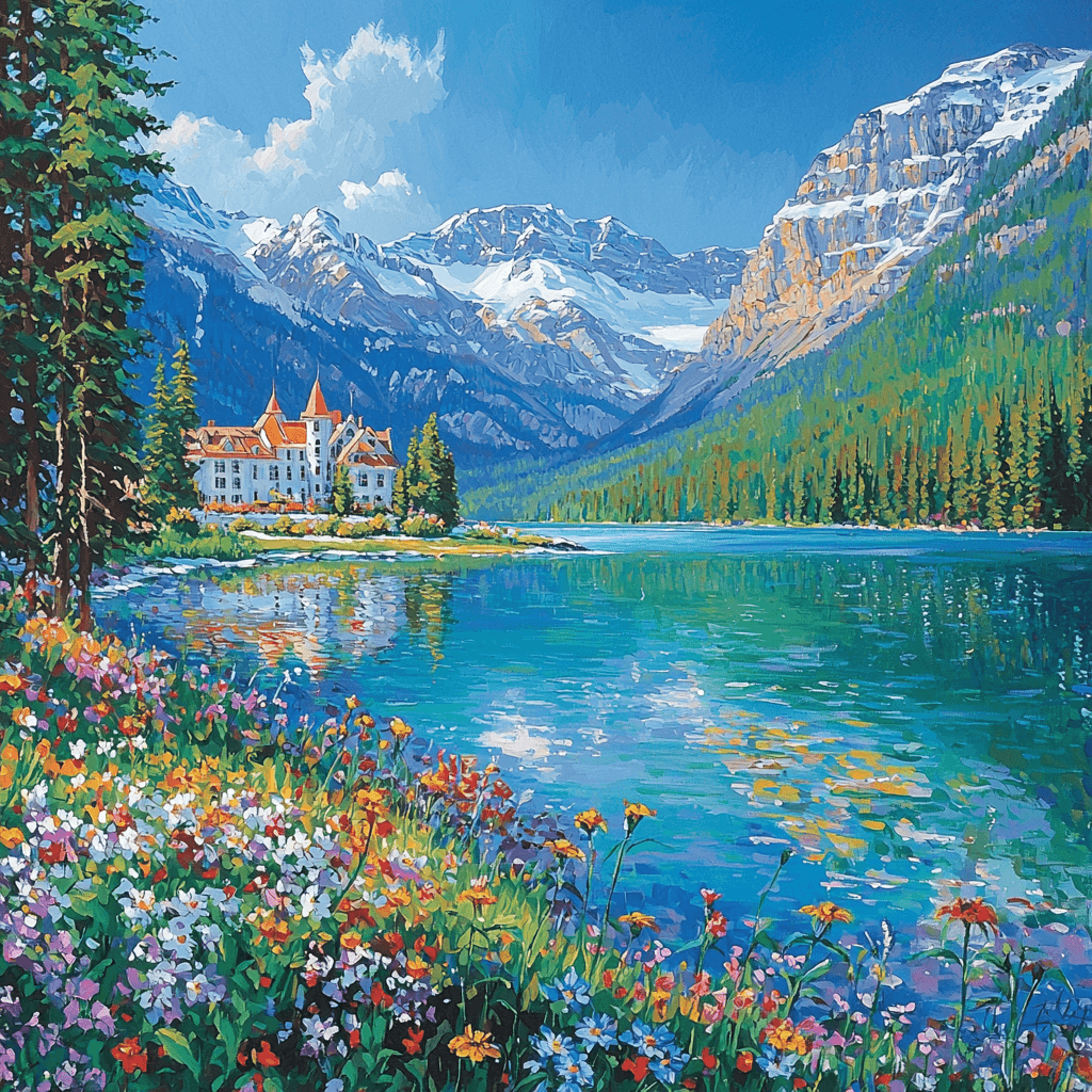 Lake Louise - Alberta Painting By Numbers Kit
