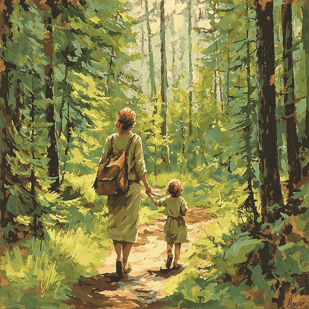 Embraced In Nature Paint By Numbers Art