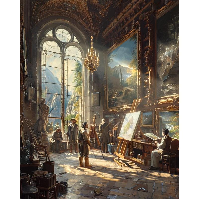 Paint By Numbers Acrylic Kit On Canvas For Art Enthusiasts