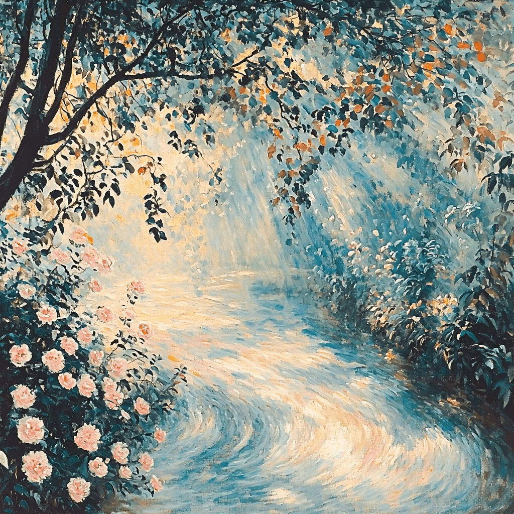 Edgar Degas Inspired Whispering Garden Harmony Number Painting