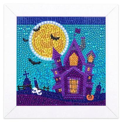 Diamond Art Kit With Wooden Frame For Crafting