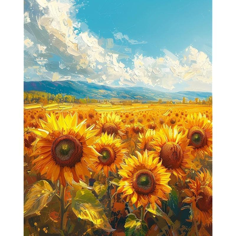 Paint By Numbers Acrylic Kit On Canvas For Art Enthusiasts