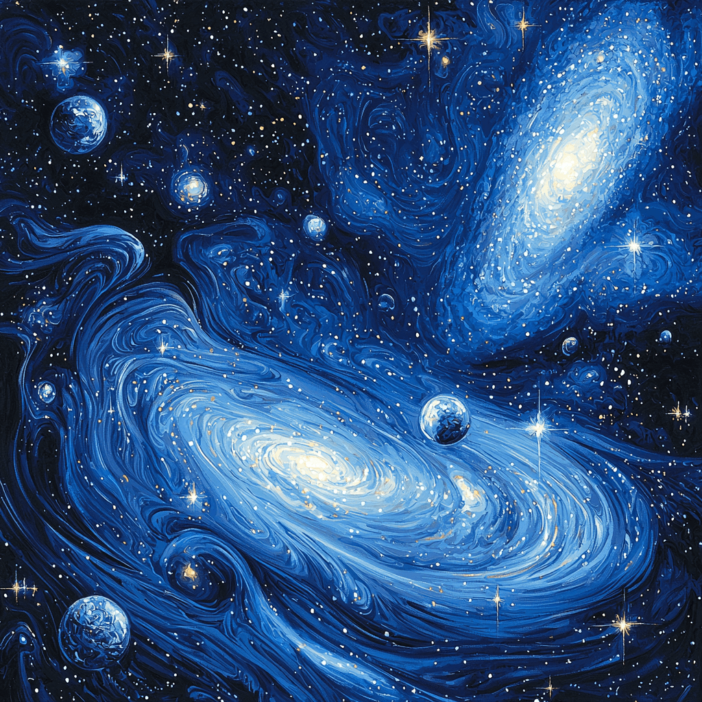 Michelangelo Inspired Timeless Cosmos Paint By Color