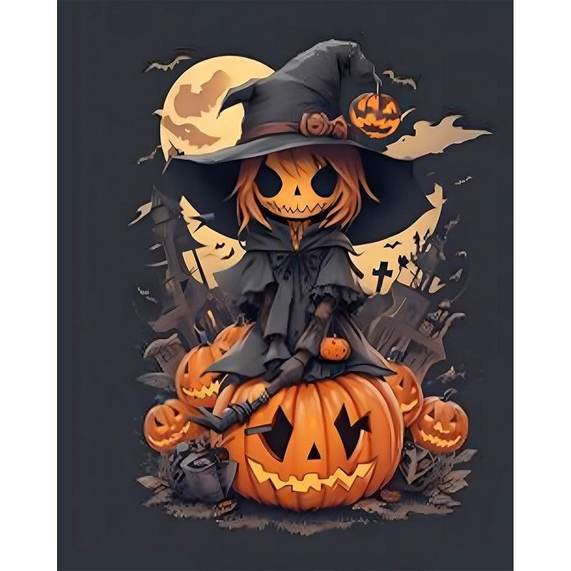 Halloween Paint By Numbers Kit For Home Wall Decor