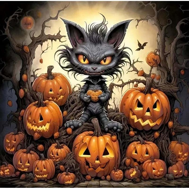 5D Diamond Painting Kit Halloween Skull Eagle Art