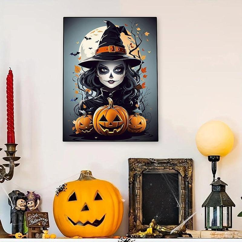 Halloween Diamond Art Kit 5D Gem Painting For Home Decor