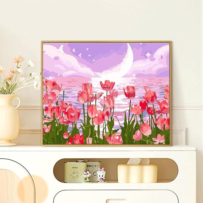 Paint By Numbers Kit Black Cat Canvas Art