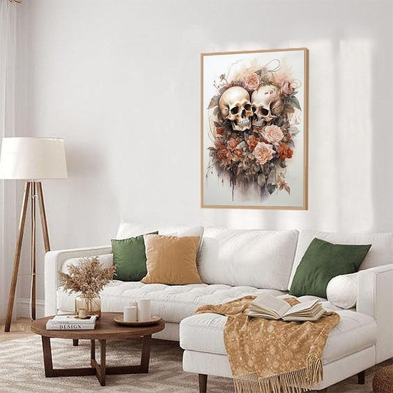 Paint By Numbers Kit Skeleton Complete Set For Home Decor