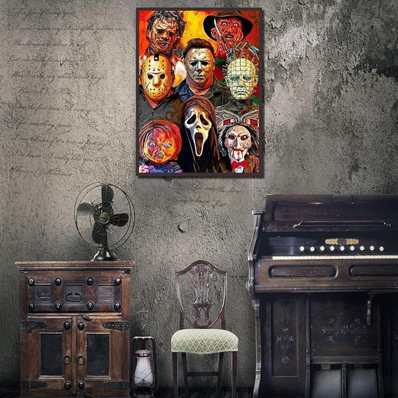 DIY Diamond Painting Jack And Sally Halloween Art Kit