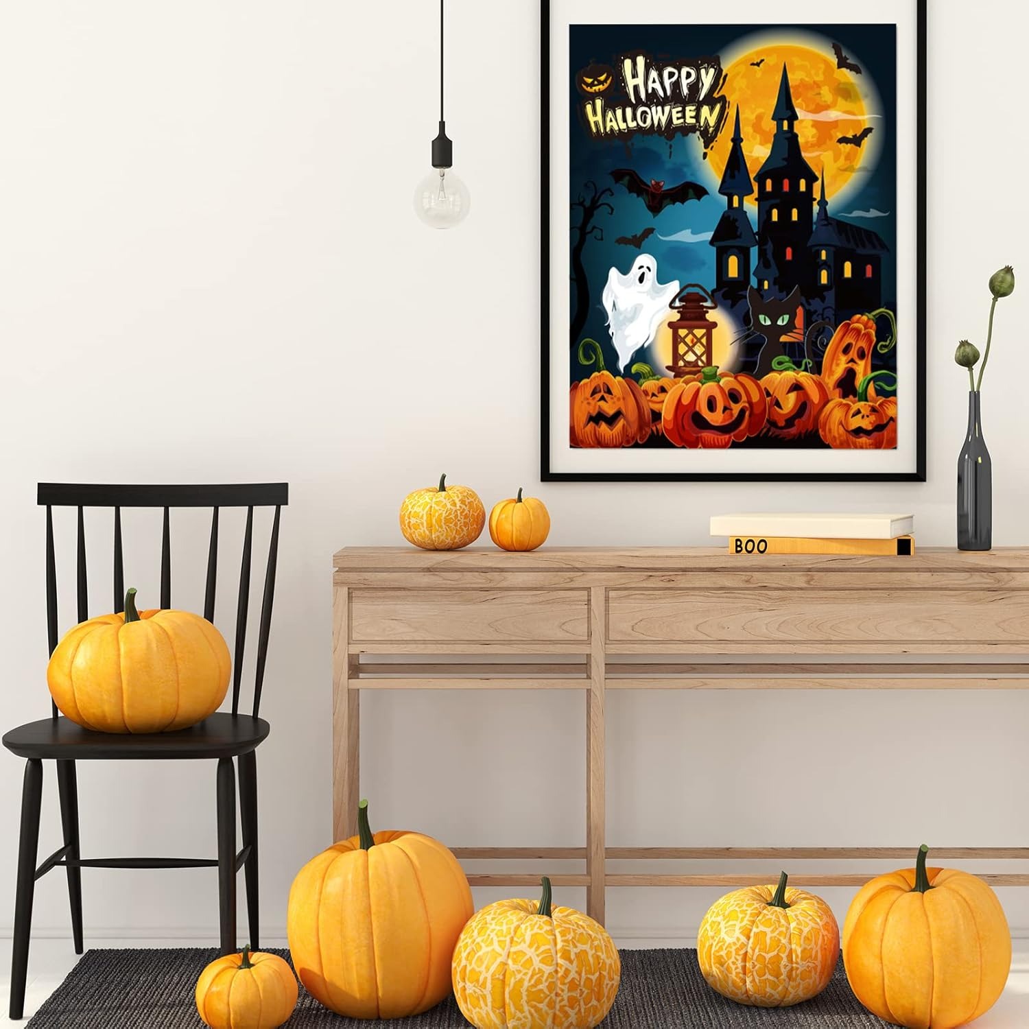 Halloween Night Castle Paint by Numbers
