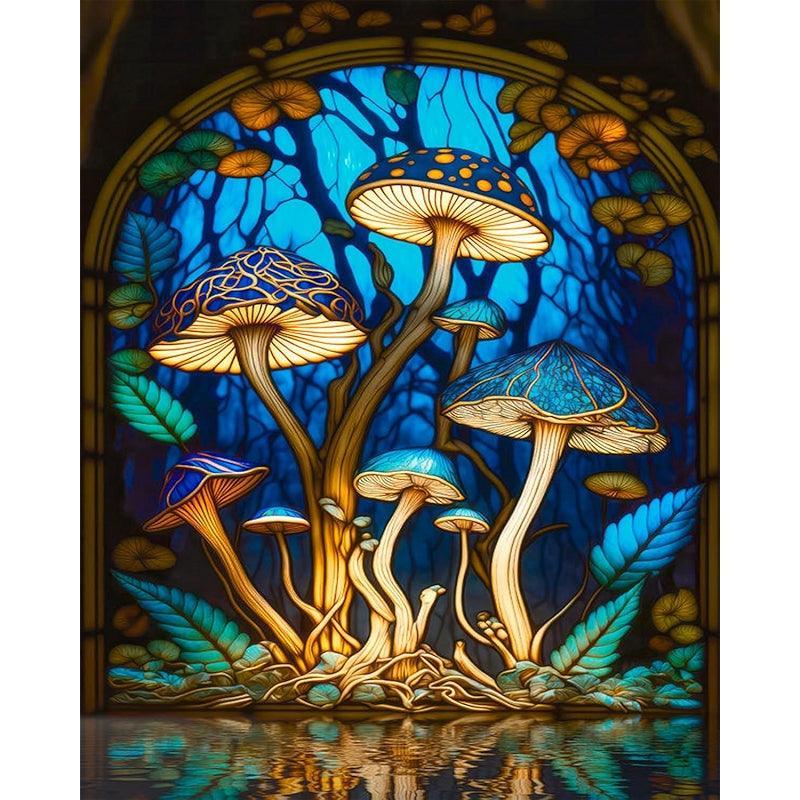 Paint By Numbers Kit For Adults And Beginners Acrylic Mushroom