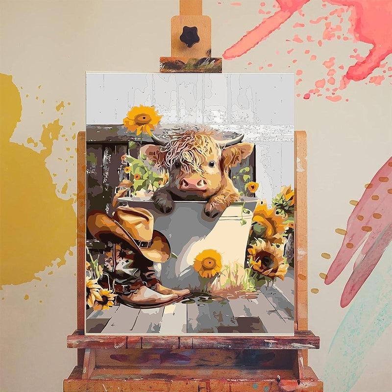 Skull Paint By Numbers For Adults DIY Oil Painting On Canvas