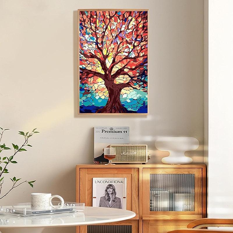 Paint By Numbers Kit For All Ages With Wooden Frame